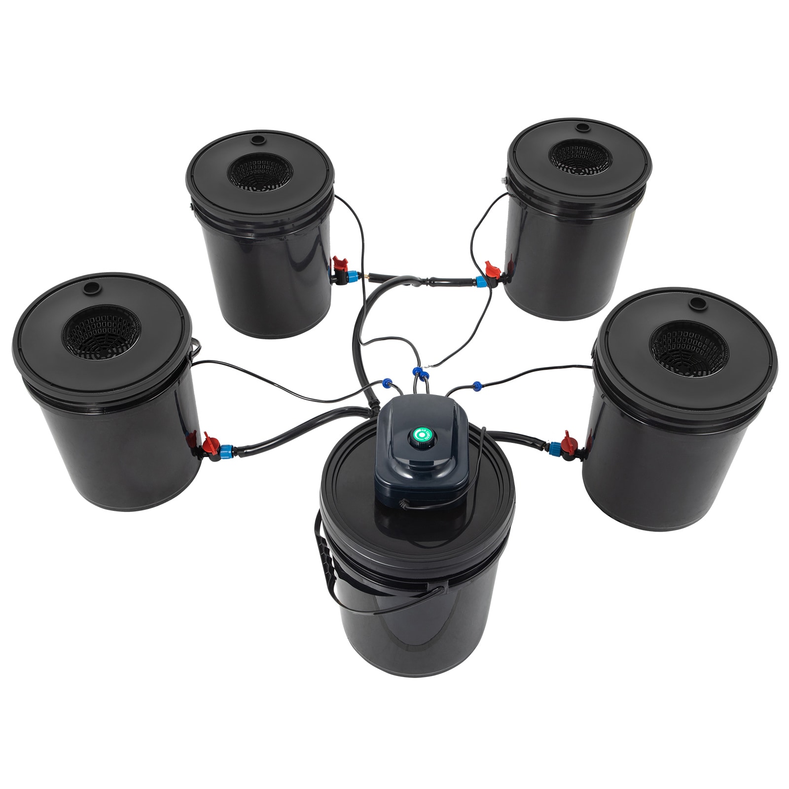 Deep Water Culture Hydroponic System With Pump And Air Stone_voghion.com